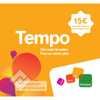 MOBISTAR WK TEMPO START 15EUR BIL