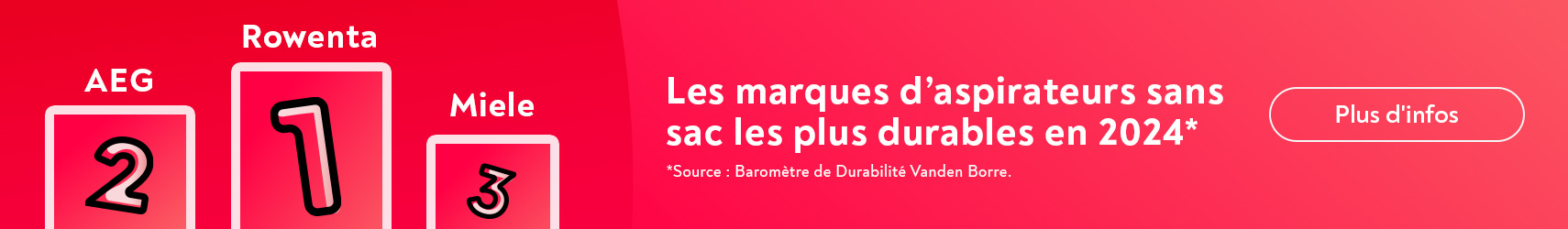 Les marques les plus durables pour les aspirateurs sans sac en 2024