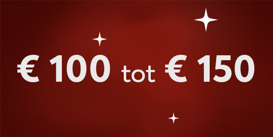 Cadeaus tussen 100 en 150 euro