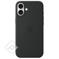 APPLE IPHONE 16 PLUS SILICONE COVER BLACK MET MAGSAFE