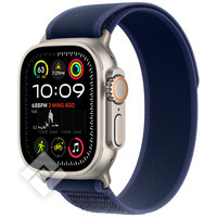 APPLE Watch Ultra 2 GPS + Cellular 49mm Botier en titane naturel , Boucle Trail bleu - S/M