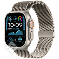 APPLE Watch Ultra 2 GPS + Cellular 49mm Natural Titanium Case with Natural Titanium Milanese Loop - M