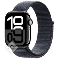 APPLE Watch Series 10 GPS + Cellular 42mm Botier en aluminium noir de jais , Boucle Sport encre