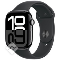 APPLE Watch Series 10 GPS 46mm Jet Black Aluminium Case with Black Sport Band - M/L