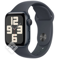 APPLE Watch SE GPS 40mm Botier en aluminium minuit , Bracelet Sport minuit - S/M