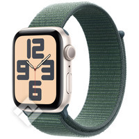 APPLE Watch SE GPS 44mm Starlight Aluminium Case with Lake Green Sport Loop