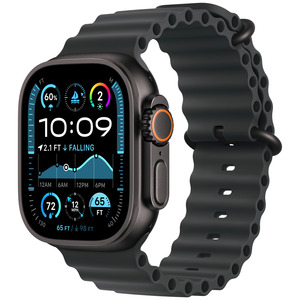 APPLE Watch Ultra 2 GPS + Cellular 49mm Black Titanium Case , Black Ocean Band