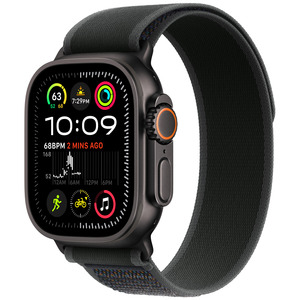 APPLE Watch Ultra 2 GPS + Cellular 49mm Black Titanium Case with Black Trail Loop - S/M