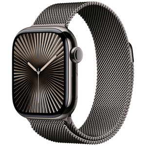 APPLE Watch Series 10 GPS + Cellular 42mm Slate Titanium Case with Slate Milanese Loop