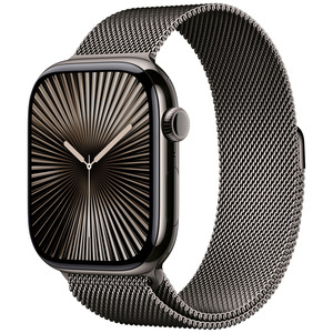 APPLE Watch Series 10 GPS + Cellular 46mm Slate Titanium Case with Slate Milanese Loop - M/L