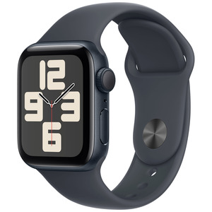 APPLE Watch SE GPS 40mm Midnight Aluminium Case with Midnight Sport Band - M/L