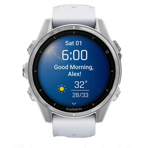 GARMIN FENIX 8 43MM AMOLED GLASS WHITESTONE