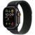 APPLE Watch Ultra 2 GPS + Cellular 49mm Botier en titane noir , Boucle Trail noir - S/M