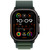 APPLE Watch Ultra 2 GPS + Cellular 49mm Botier en titane noir , Boucle Alpine vert fonc - Large