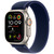 APPLE Watch Ultra 2 GPS + Cellular 49mm Botier en titane naturel , Boucle Trail bleu - M/L