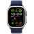 APPLE Watch Ultra 2 GPS + Cellular 49mm Botier en titane naturel , Boucle Trail bleu - M/L