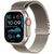 APPLE Watch Ultra 2 GPS + Cellular 49mm Botier en titane naturel , Bracelet Milanais en titane naturel - M