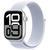 APPLE Watch Series 10 GPS + Cellular 42mm Botier en aluminium argent , Boucle Sport nue bleue