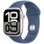 APPLE Watch Series 10 GPS + Cellular 42mm Botier en aluminium argent , Bracelet Sport denim - M/L