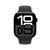 APPLE Watch Series 10 GPS + Cellular 46mm Botier en aluminium noir de jais , Bracelet Sport noir - M/L