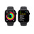 APPLE Watch Series 10 GPS + Cellular 46mm Botier en aluminium noir de jais , Bracelet Sport noir - M/L