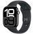 APPLE Watch Series 10 GPS 46mm Jet Black Aluminium Case with Black Sport Band - S/M