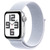 APPLE Watch SE GPS 40mm Botier en aluminium argent , Boucle Sport nue bleue