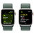 APPLE Watch SE GPS + Cellular 40mm Starlight Aluminium Case with Lake Green Sport Loop