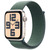 APPLE Watch SE GPS 44mm Starlight Aluminium Case , Boucle Sport vert lacustre