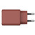 FRESH 'N REBEL MINI CHARGER USB-C + A 45W SAFARI RED