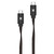 WEFIX FLAT CABLE USB-C/USB-C 1M BLACK