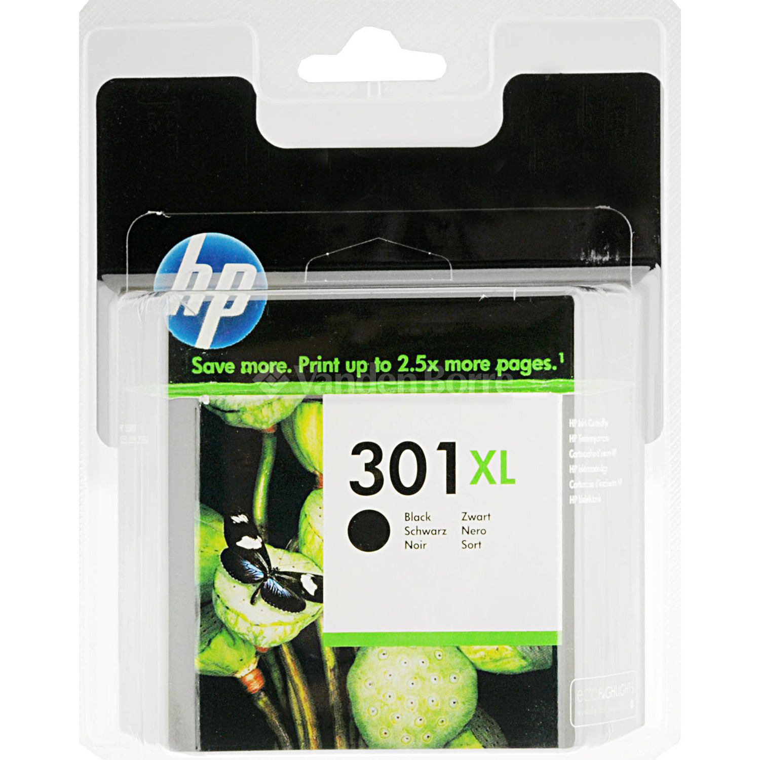 Multipack compatible HP 301 XL Noir + Couleur (5 cartouches)