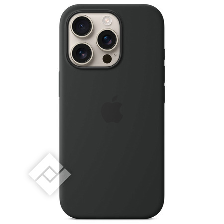 APPLE IPHONE 16 PRO SILICONE COVER BLACK MAGSAFE