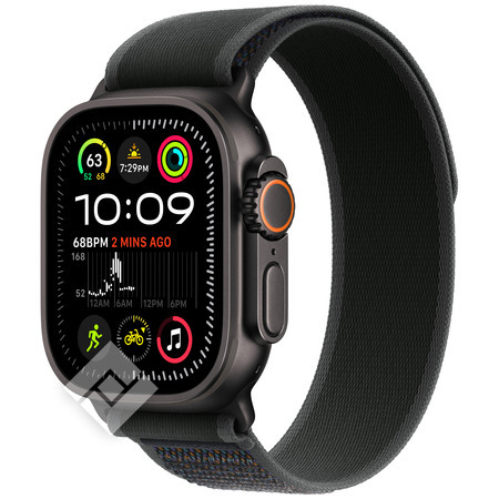 APPLE Watch Ultra 2 GPS + Cellular 49mm Black Titanium Case with Black Trail Loop - M/L