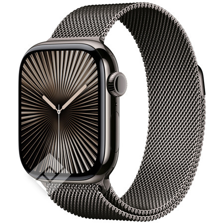 APPLE Watch Series 10 GPS + Cellular 42mm Slate Titanium Case with Slate Milanese Loop