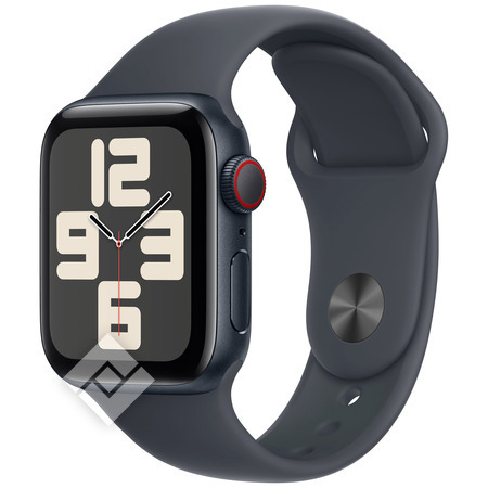 APPLE Watch SE GPS + Cellular 40mm Botier en aluminium minuit , Bracelet Sport minuit - S/M