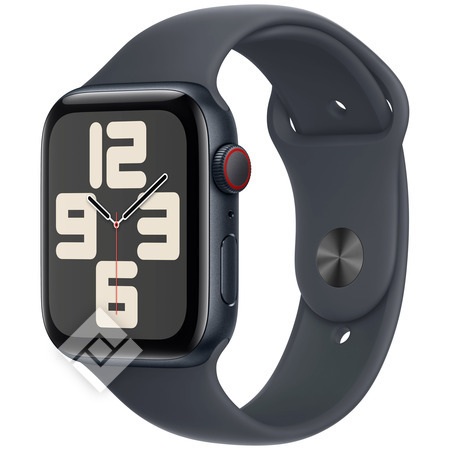 APPLE Watch SE GPS + Cellular 44mm Botier en aluminium minuit , Bracelet Sport minuit - M/L