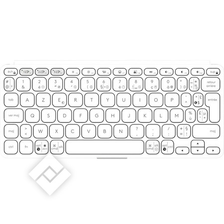 LOGITECH KEYS TO GO 2 PALE GREY