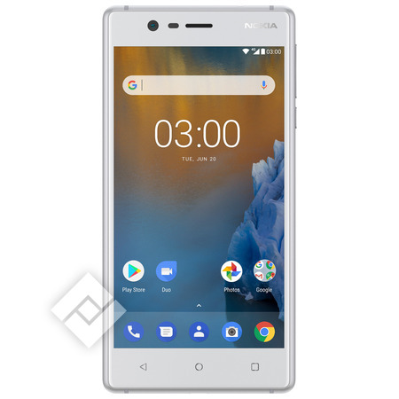 Nokia 3 dual sim silver white