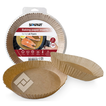 SCANPART BAKPAPIER AIRFRYER ROND