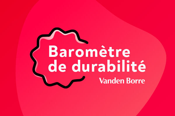 Le logo du baromtre de durabilit de Vanden Borre